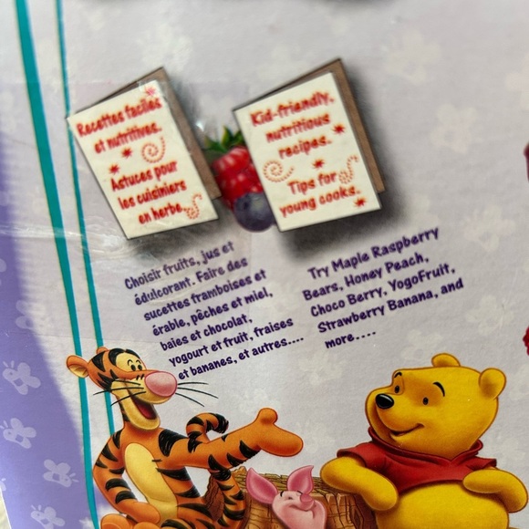 Vintage RARE Disney Winnie the Pooh fruit stick kit NEW - Picture 8 of 9